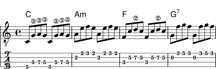 用中阮彈奏 Melodic Bass Line